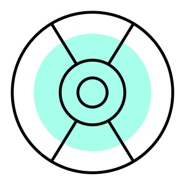 cd simge vektör illüstrasyonu