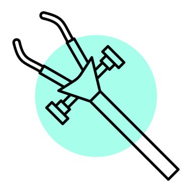 robot el, web simgesi basit illüstrasyon