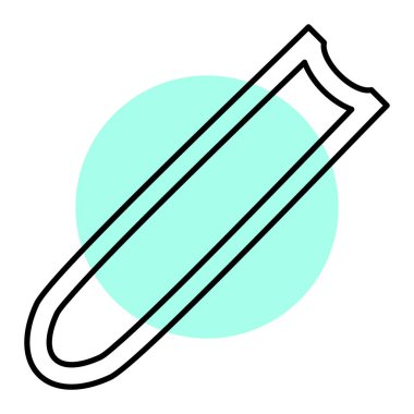 güvenlik iğnesi, web simgesi basit illüstrasyon