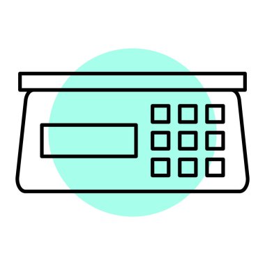 Kredi kartı ikonu vektör illüstrasyonu