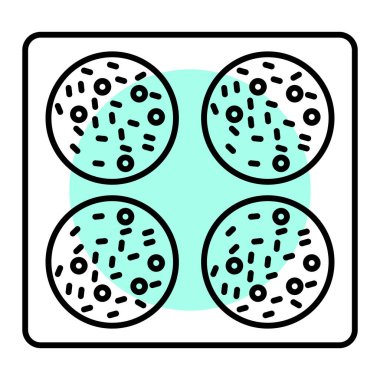 Pizza ikonu. Yemek sembolü. vektör illüstrasyonu