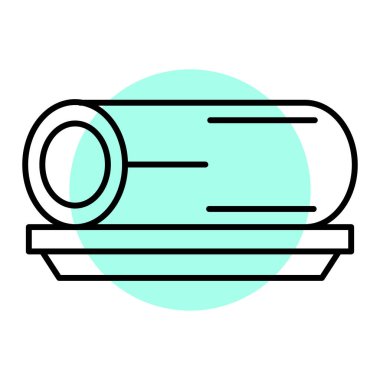 Bir spor simgesinin vektör illüstrasyonu