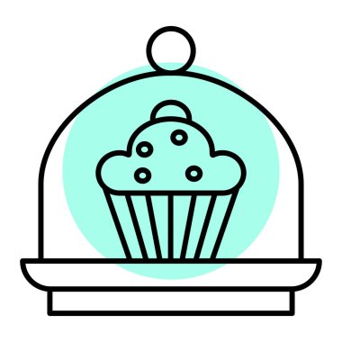 Tatlım. Web simgesi basit illüstrasyon