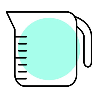 Sürahi. Web simgesi basit tasarım