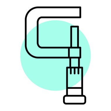 Bir spor simgesinin vektör illüstrasyonu