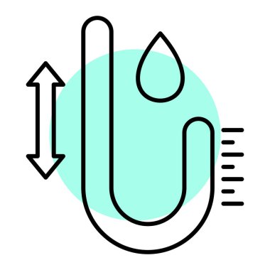 Yağ. Web simgesi basit illüstrasyon