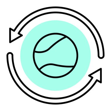 top ikon vektör illüstrasyonu