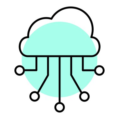 Bulut hesaplama. Web simgesi