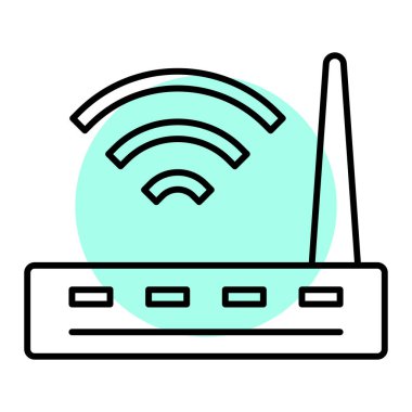 wifi simgesi vektör illüstrasyonu