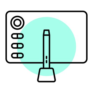 Modern b 'nin vektör illüstrasyonu eksik simgesi