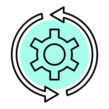 seo modern simgesinin vektör illüstrasyonu