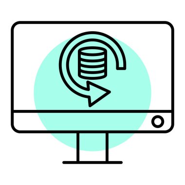 bir monitör ve dizüstü bilgisayarı olan bilgisayar ekranı