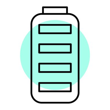 pil yükleme vektör çizimi