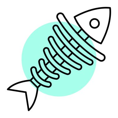 roket ikonu vektör illüstrasyonu