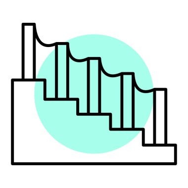 Modern b 'nin vektör illüstrasyonu eksik simgesi