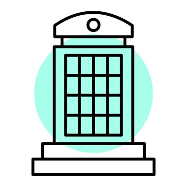 kule ikon vektör illüstrasyonu