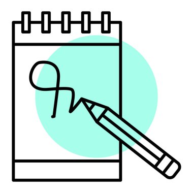 Takvim simgesi vektör illüstrasyonu