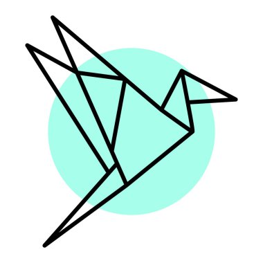 Bir kuşun vektör çizimi