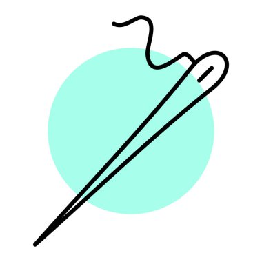 iğne simge vektör çizim