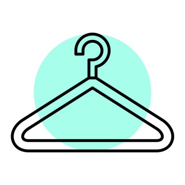 askı simgesi vektör illüstrasyonu