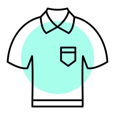 Gömlek. Web simgesi basit illüstrasyon