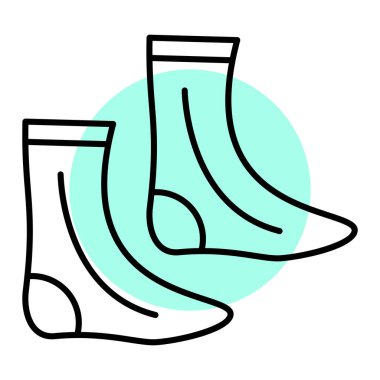 Tek izole bot simgesinin vektör çizimi