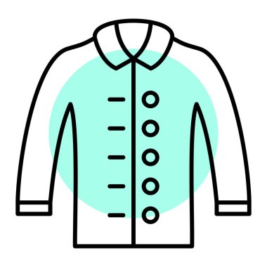 Bir spor ceketin vektör çizimi