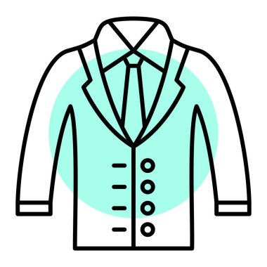 İş adamı. Web simgesi basit illüstrasyon