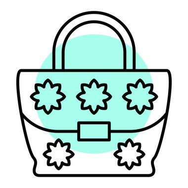 Alışveriş çantası. Basit tasarım