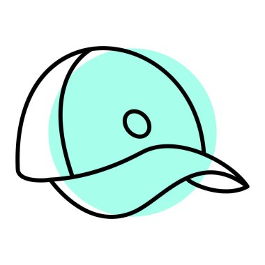 Bir tenis topunun vektör çizimi