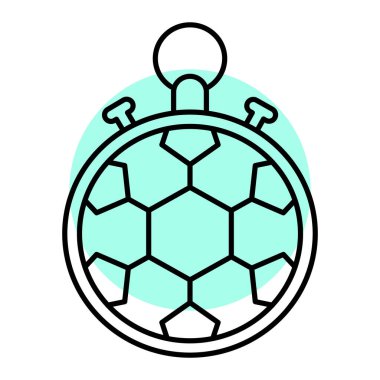 Kronometre, web simgesi basit illüstrasyon