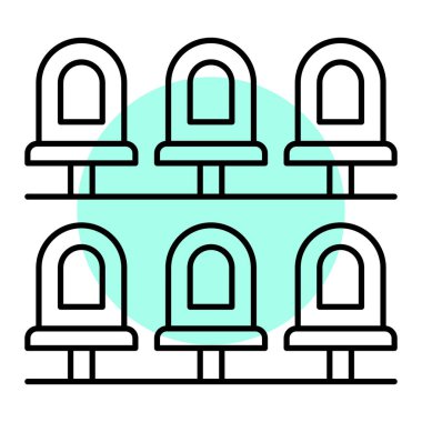 Modern b 'nin vektör illüstrasyonu eksik simgesi