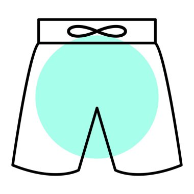 Kıyafetler. Web simgesi basit illüstrasyon