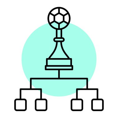 Strateji. Web simgesi basit illüstrasyon