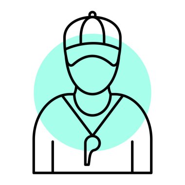 Man avatar, vektör illüstrasyon basit tasarım