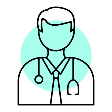 Doktor Simge vektör illüstrasyonu