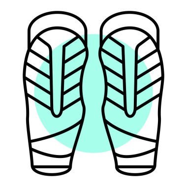 bir çift ayakkabının vektör görüntüsü