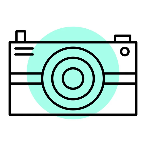 Illustration Vectorielle Icône Caméra — Image vectorielle