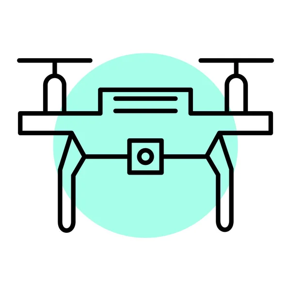 Drone Icon Vector Illustration — Stock Vector