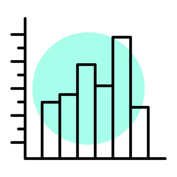 Grafico Grafico Icona Vettoriale Illustrazione — Vettoriale Stock