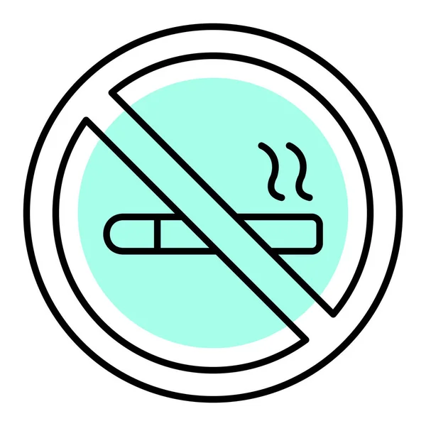 Fumar Icono Ilustración Vectorial — Vector de stock