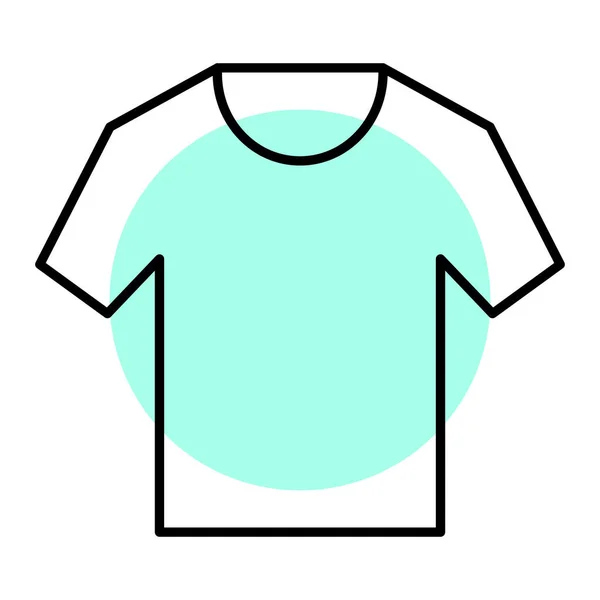 Camiseta Icono Ilustración Vectorial — Archivo Imágenes Vectoriales