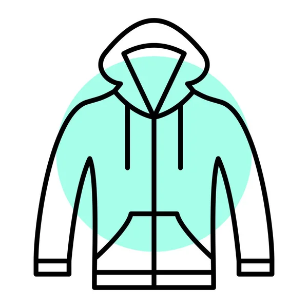 Veste Icône Web Illustration Simple — Image vectorielle