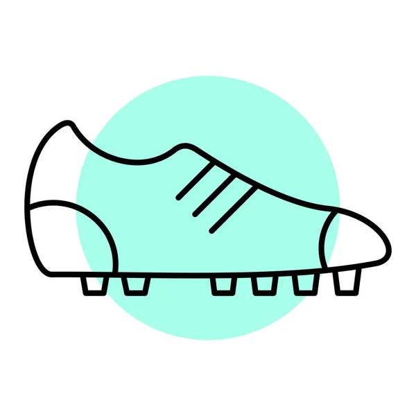 Sport Schoen Pictogram Vectorillustratie — Stockvector