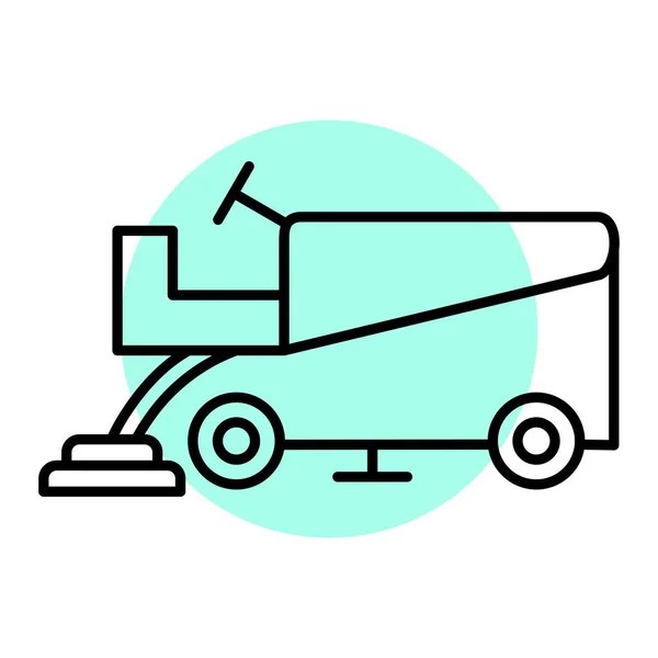 Vektorová Ilustrace Ikony Vysokozdvižného Vozíku — Stockový vektor