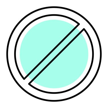 Yol simgesi beyaz arkaplanda izole edildi