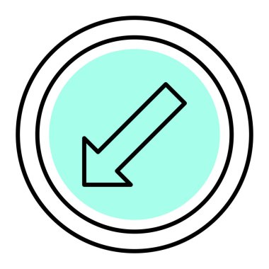 Yol simgesi beyaz arkaplanda izole edildi