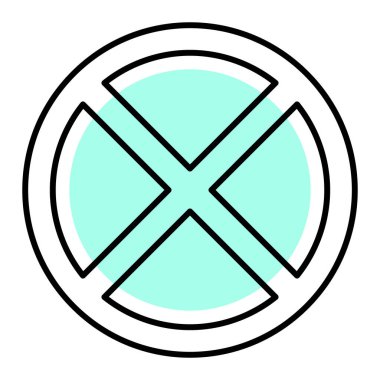 modern yol simgesi vektör illüstrasyonu