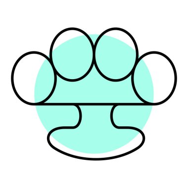 dondurma modern ikon vektör çizimi