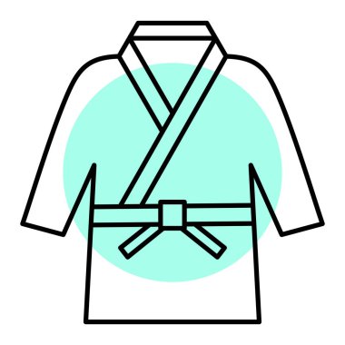 Giysi. Web simgesi basit illüstrasyon